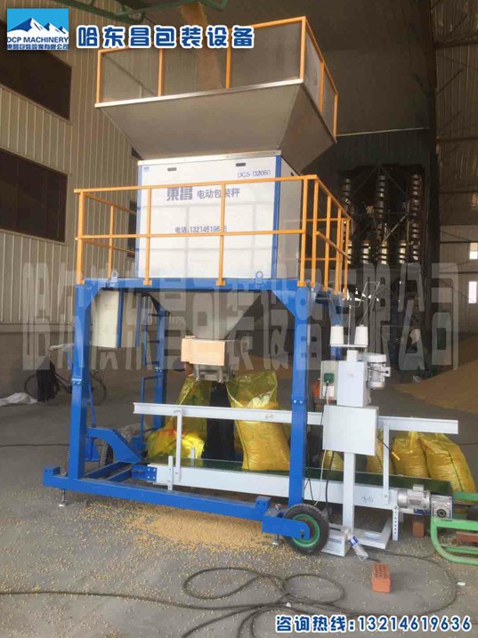 稻谷包裝秤，高粱定量包裝機(jī)，東昌流量秤